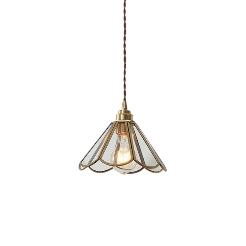 Vintage Glass Pendant Lamp | Elegant Lighting for Dining and Living Spaces 7