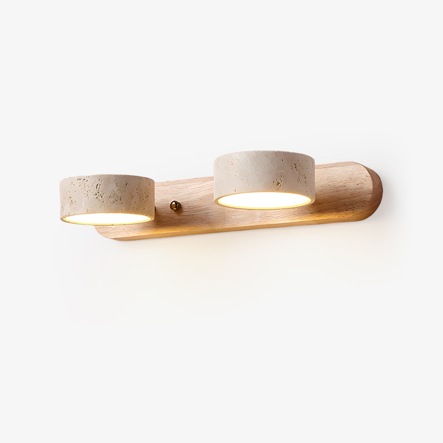 Wall Light Sconces | Elegant Dual Light Design with Natural Materials 2