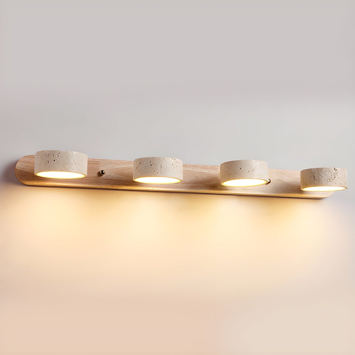 Wall Light Sconces | Elegant Dual Light Design with Natural Materials 15