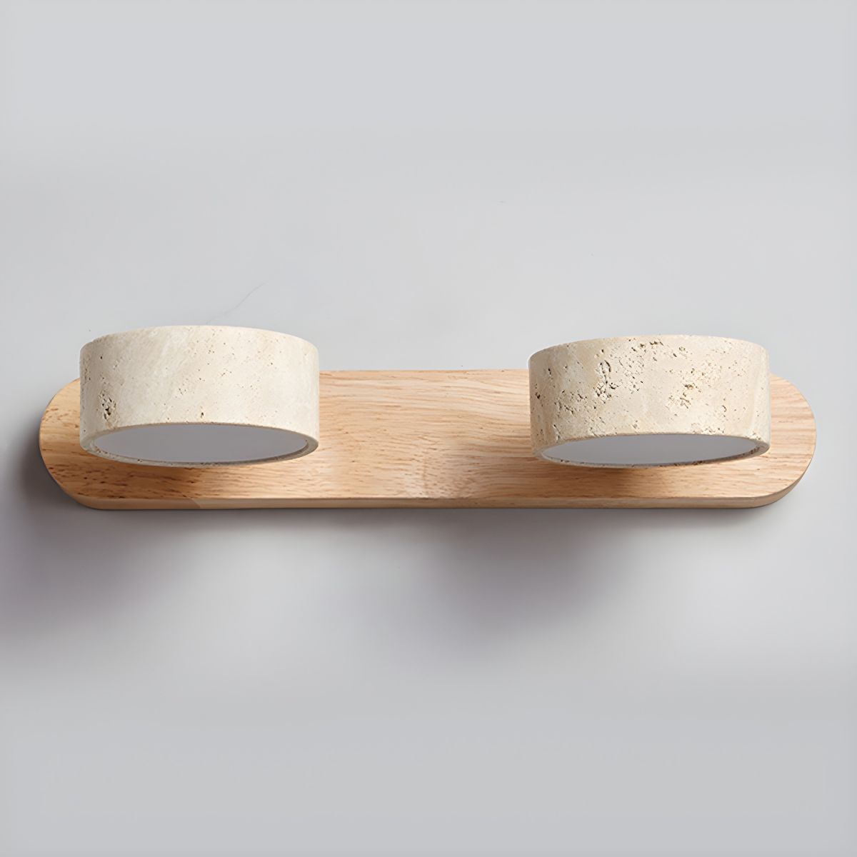 Wall Light Sconces | Elegant Dual Light Design with Natural Materials 8