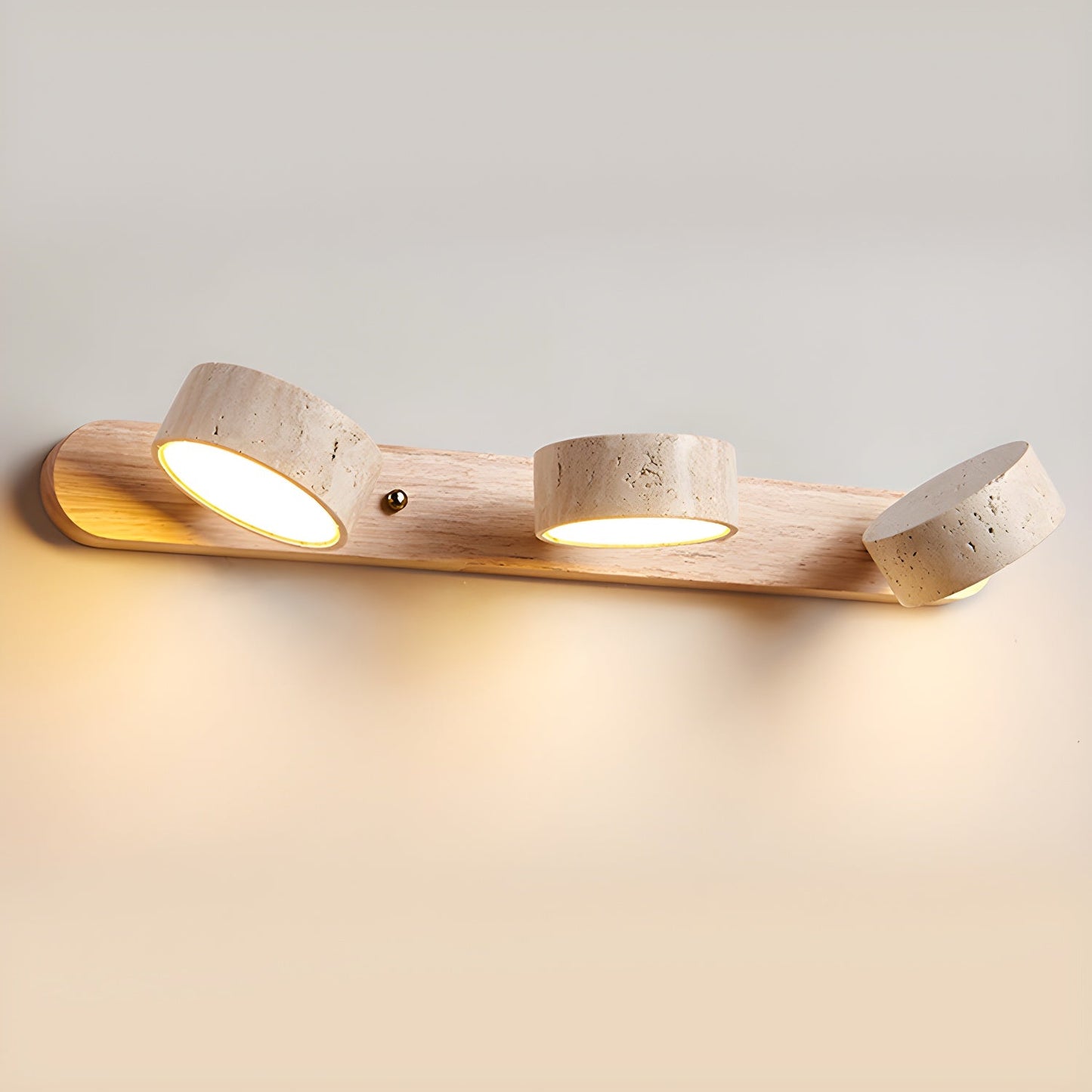 Wall Light Sconces | Elegant Dual Light Design with Natural Materials 9
