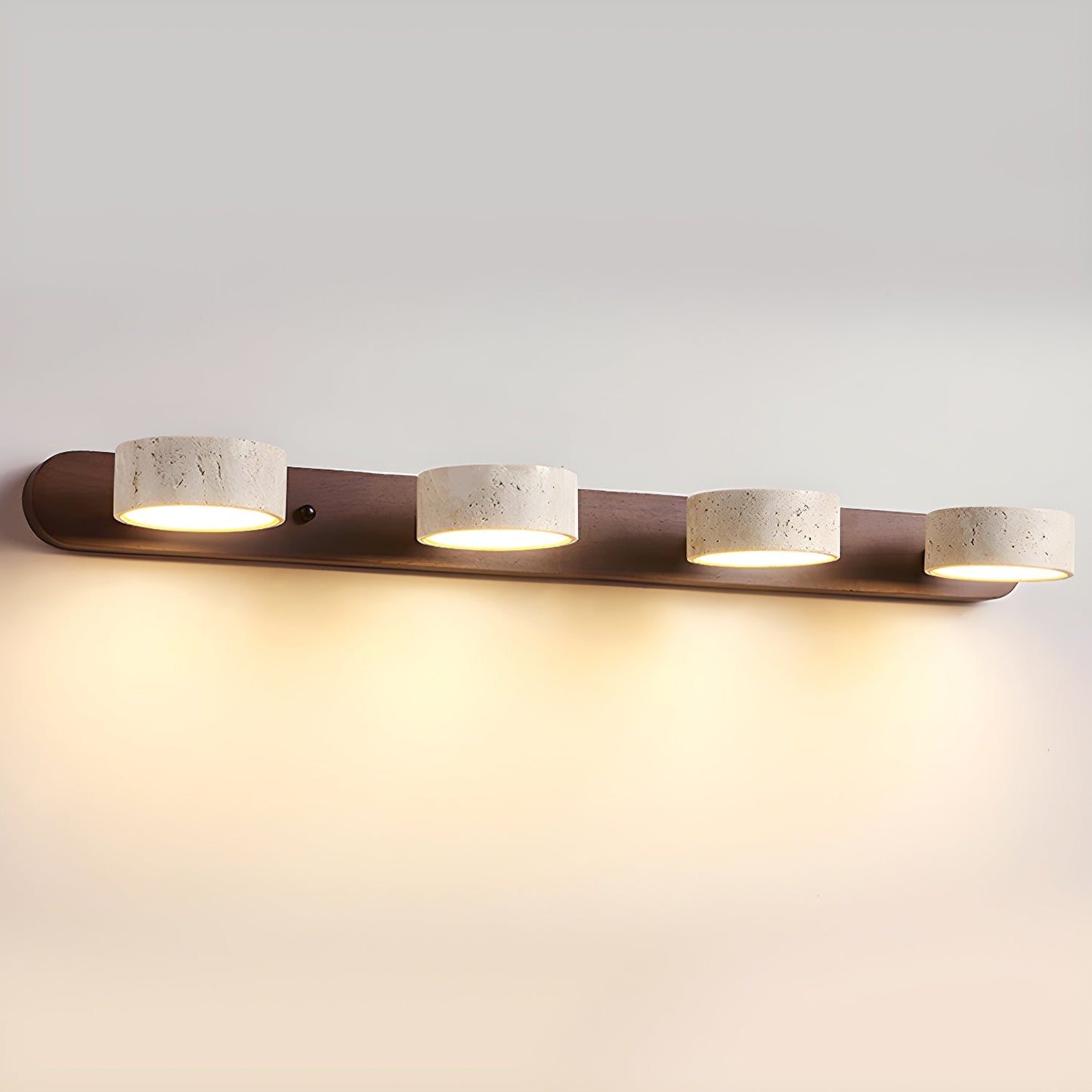 Wall Light Sconces | Elegant Dual Light Design with Natural Materials 10