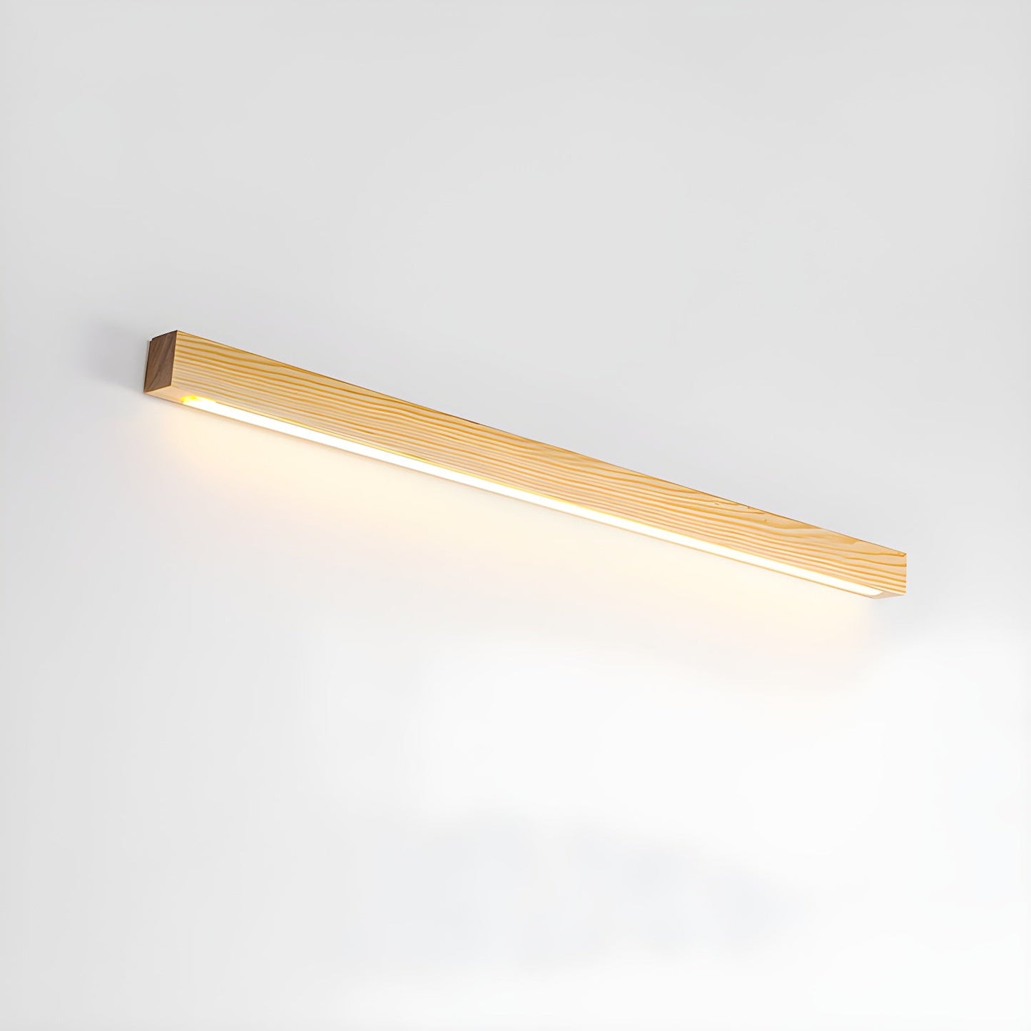 Wall Light Sconce | Dimmable LED Pine Wood Design for Hallways 14