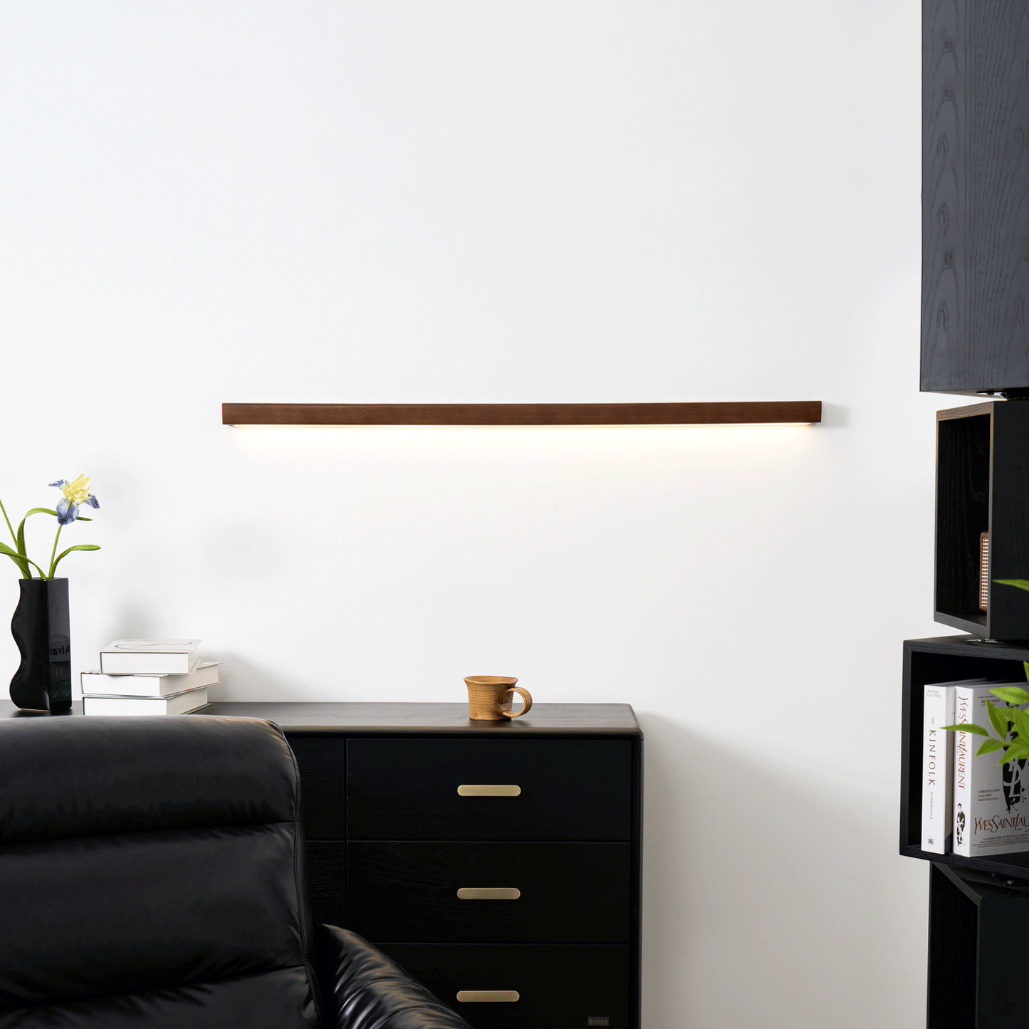 Wall Light Sconce | Dimmable LED Pine Wood Design for Hallways 4