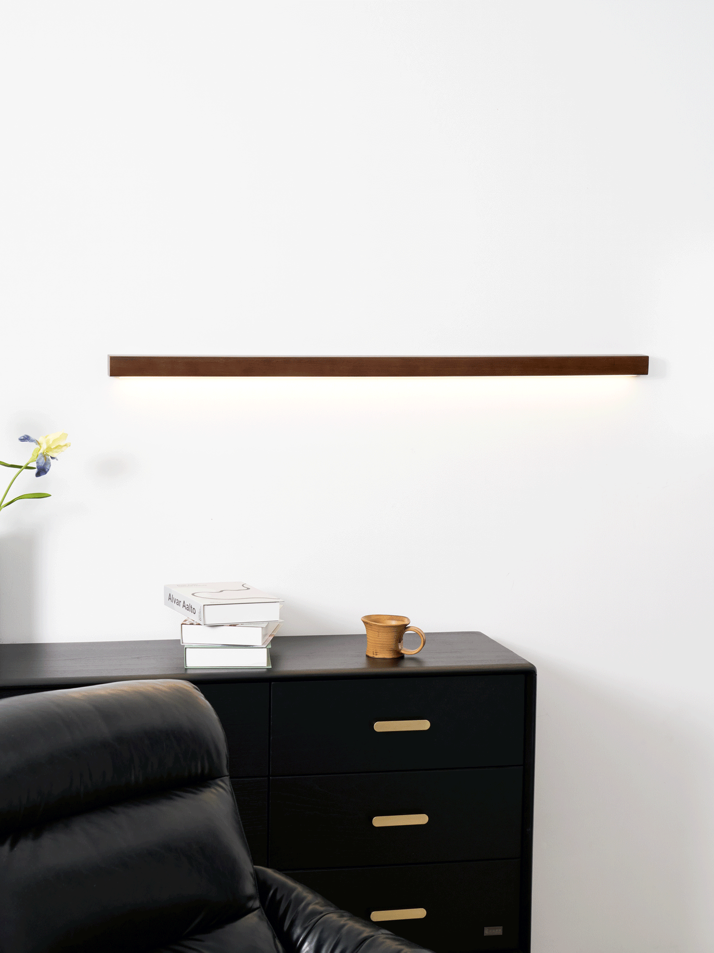Wall Light Sconce | Dimmable LED Pine Wood Design for Hallways 6