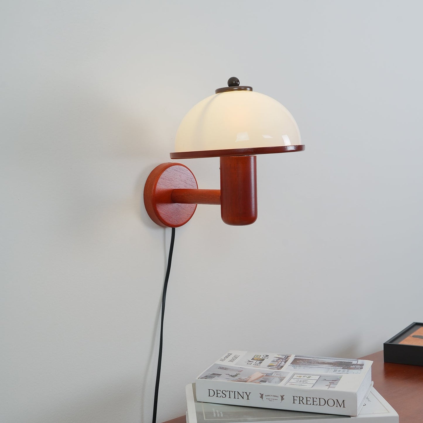 Wall Sconce Lighting | Elegant Oak Wood Finish with Soft Glow 5