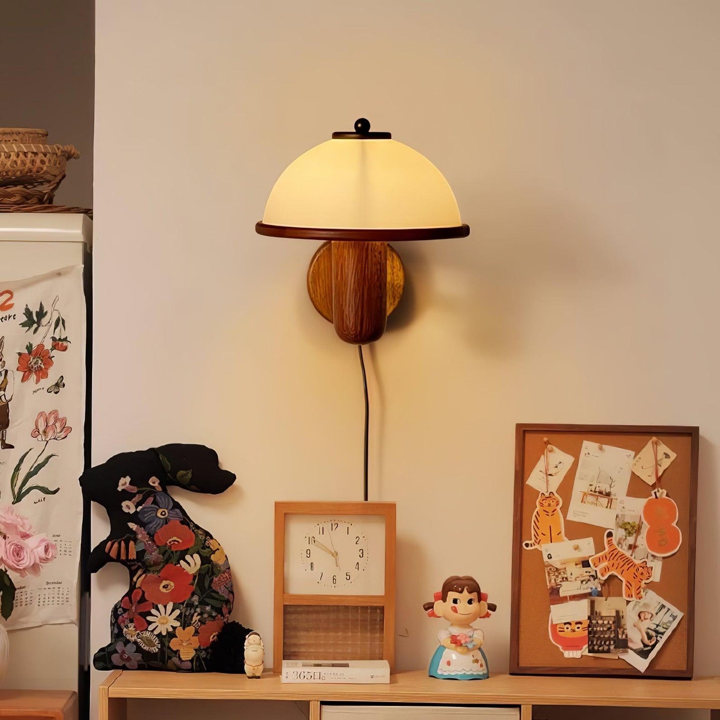 Wall Sconce Lighting | Elegant Oak Wood Finish with Soft Glow 8