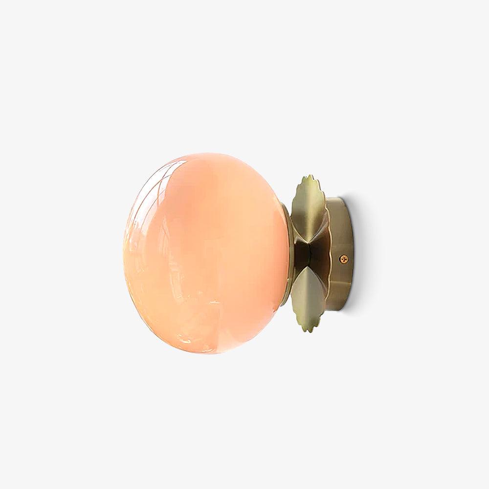 Wall Sconces | Stylish Pink Glass Diffuser with Dual Mounting Options 2