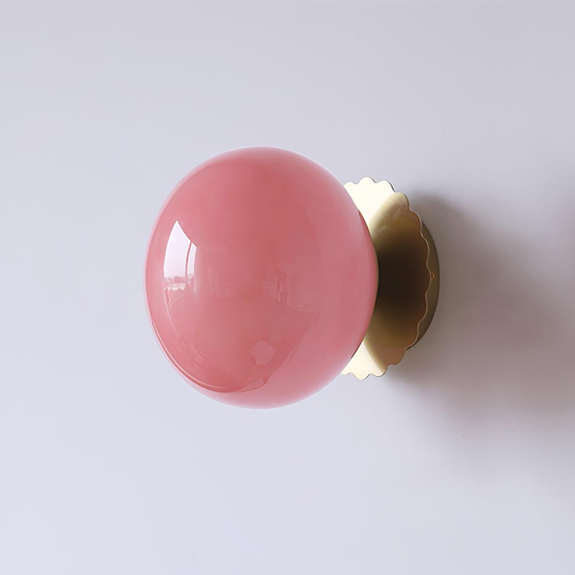 Wall Sconces | Stylish Pink Glass Diffuser with Dual Mounting Options 12