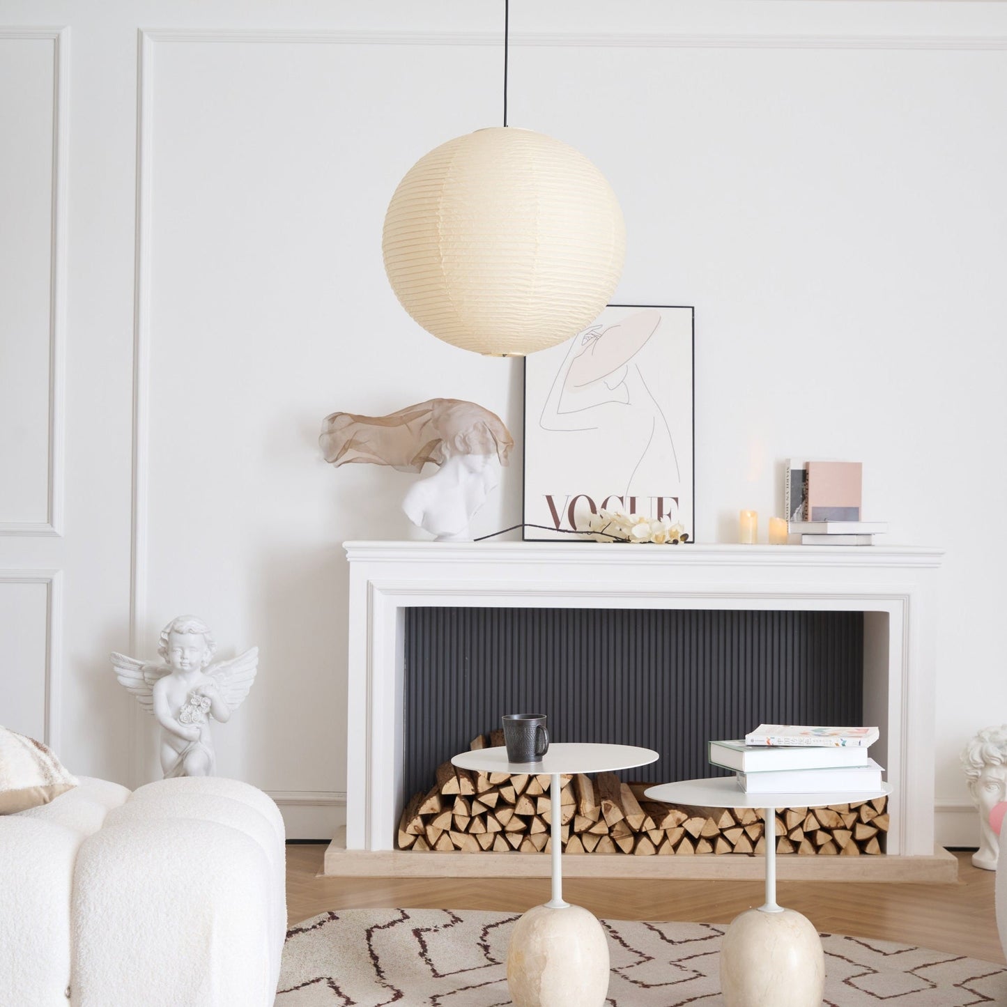 Washi Paper Pendant Lamp | Handcrafted Japanese Pendant Lighting for Elegant Spaces 6