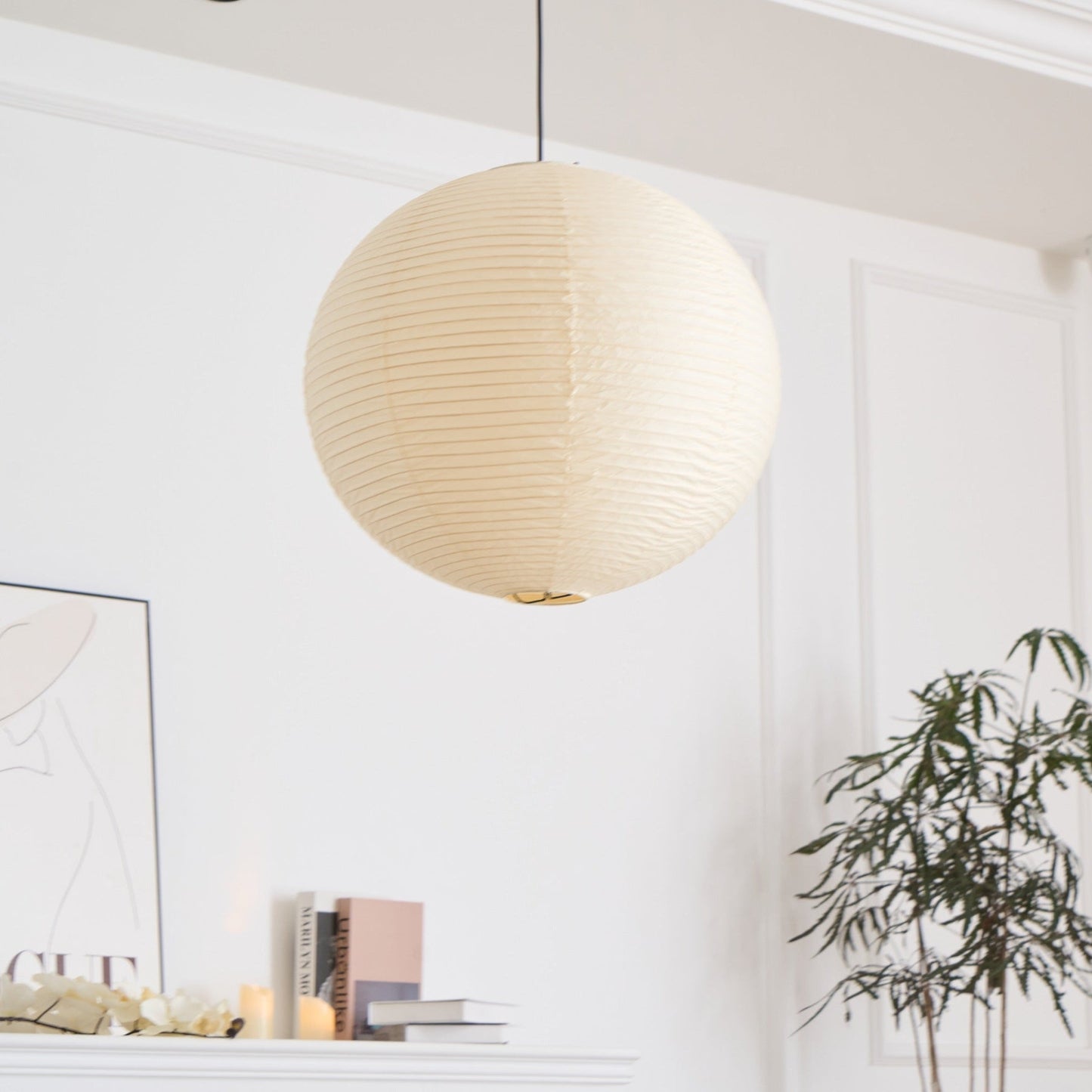 Washi Paper Pendant Lamp | Handcrafted Japanese Pendant Lighting for Elegant Spaces 7
