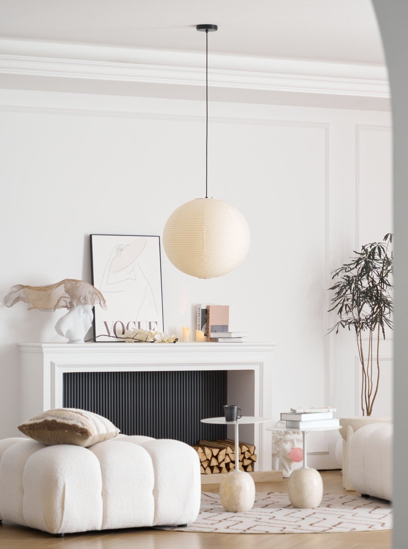 Washi Paper Pendant Lamp | Handcrafted Japanese Pendant Lighting for Elegant Spaces 9