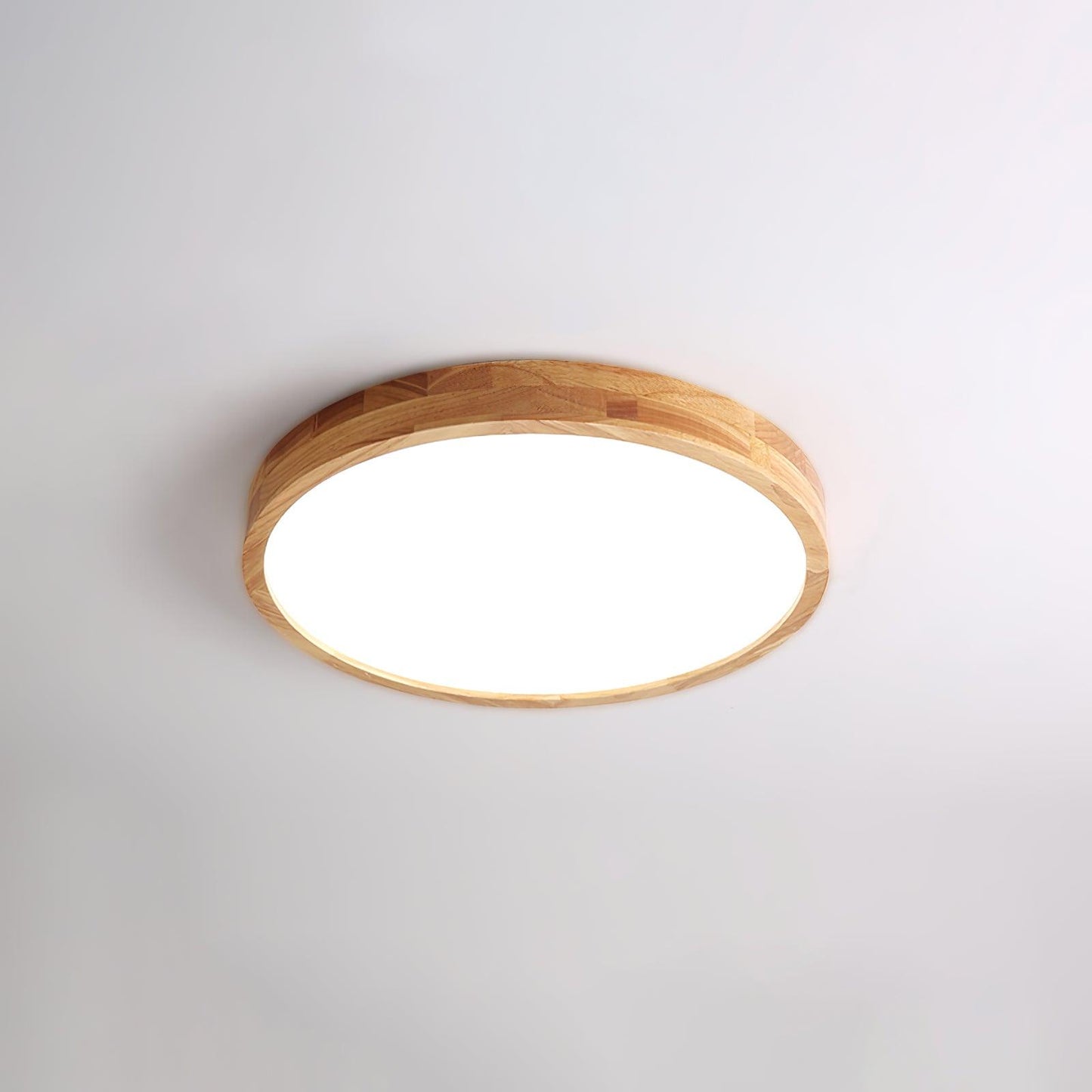 Wooden Geometric Ceiling Light | Adjustable LED with Modern Aesthetics 1
