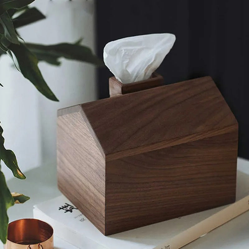 Wooden Tissue Box Cover | Handcrafted Natural Design for Home Decor 2