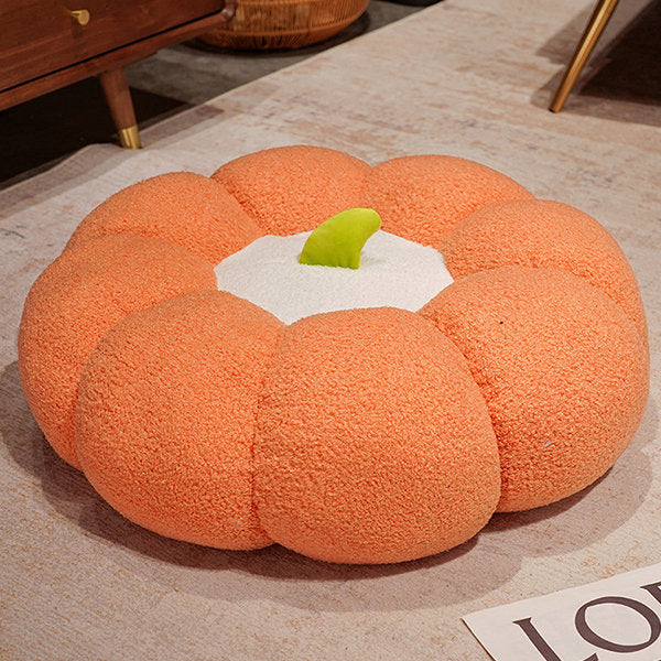 Large Pumpkin Cushion | Soft Plush Decor for Halloween and Fall 9