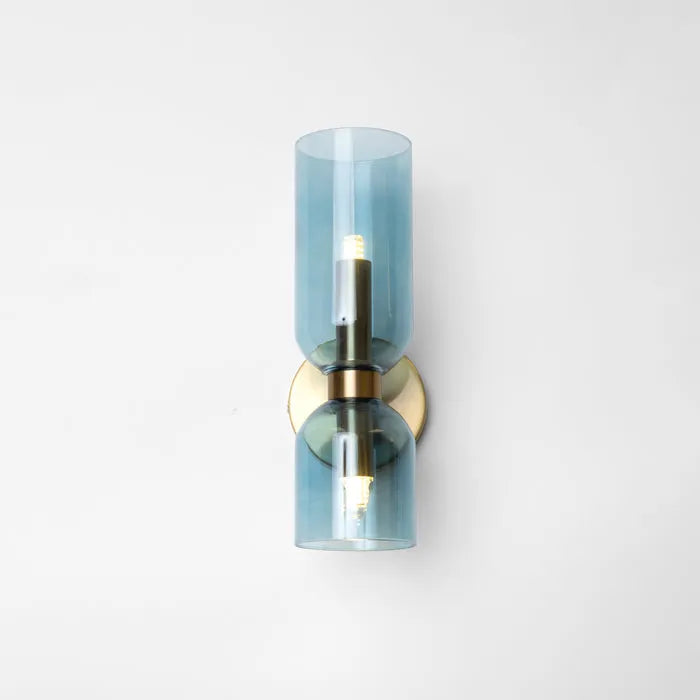 Dual Glass Wall Sconce | Modern Scandinavian Design with Warm LED Lighting 10