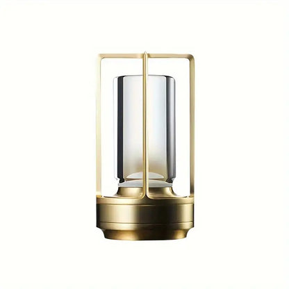 Rechargeable Industrial Table Lamp | Portable Dimmable Lighting 8