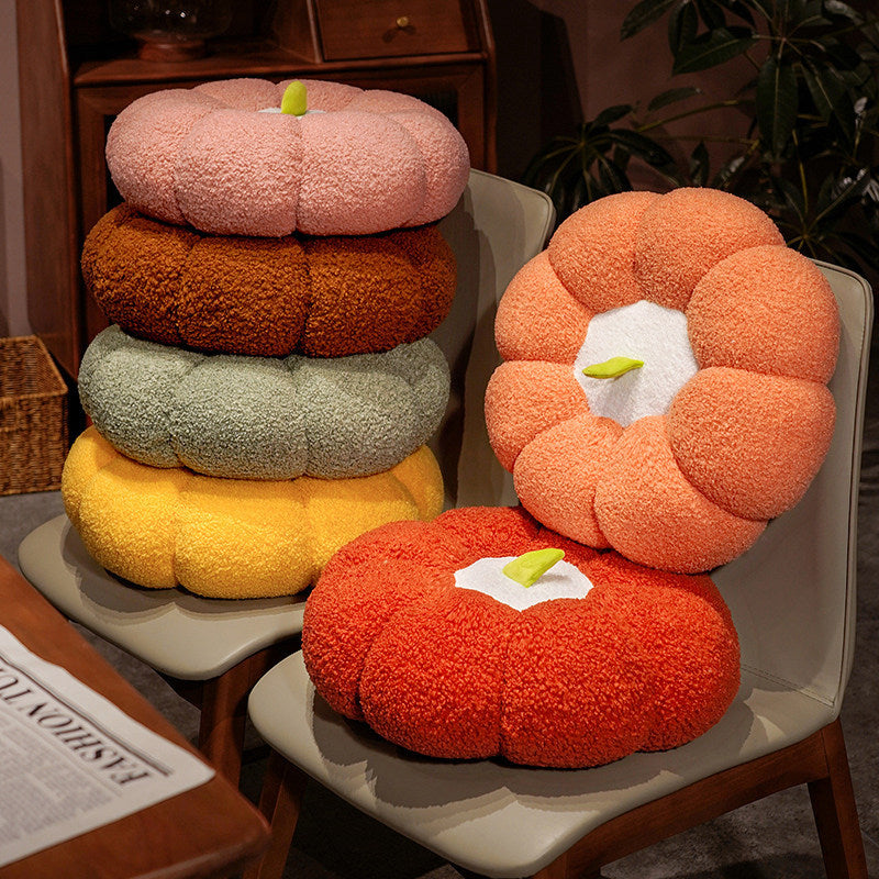 Large Pumpkin Cushion | Soft Plush Decor for Halloween and Fall 1