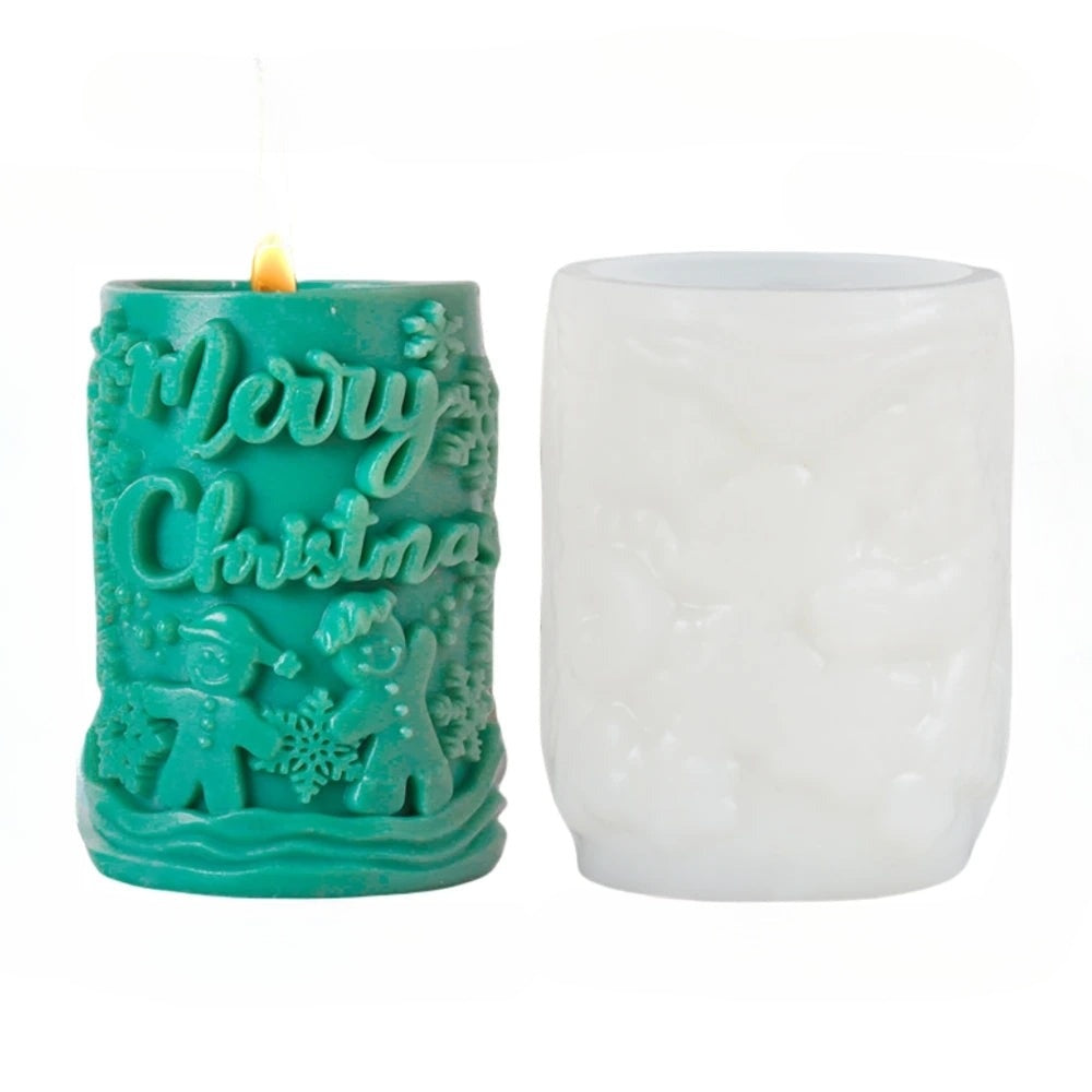 3D Candle Mold | Silicone Candle Molds for Elk, Pine Tree, Snowflake Designs 10