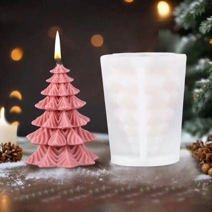 3D Candle Mold | Silicone Candle Molds for Elk, Pine Tree, Snowflake Designs 11