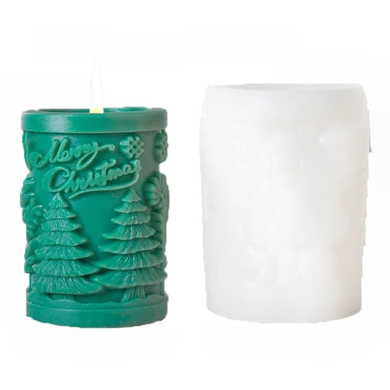 3D Candle Mold | Silicone Candle Molds for Elk, Pine Tree, Snowflake Designs 12
