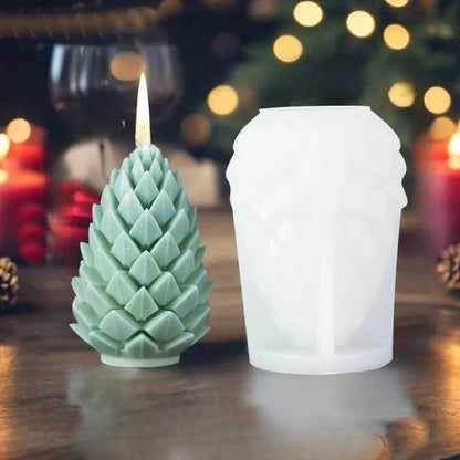 3D Candle Mold | Silicone Candle Molds for Elk, Pine Tree, Snowflake Designs 13