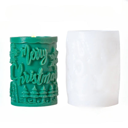 3D Candle Mold | Silicone Candle Molds for Elk, Pine Tree, Snowflake Designs 14