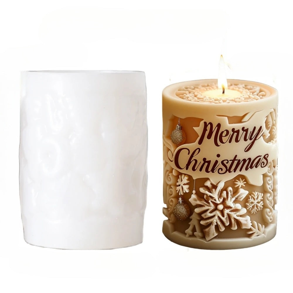 3D Candle Mold | Silicone Candle Molds for Elk, Pine Tree, Snowflake Designs 9