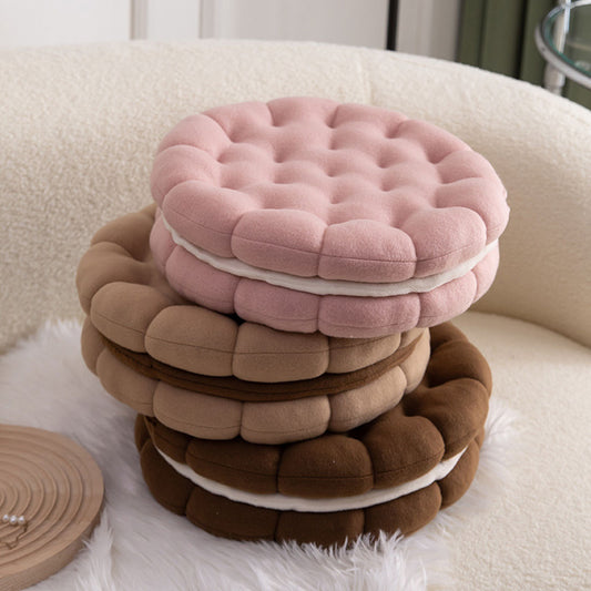 Cookies & Cream Cushion | Soft Plush Throw Pillow for Playful Decor 1