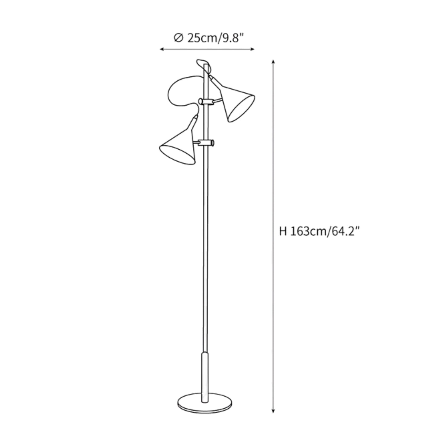 Adjustable Metal Floor Lamp | Elegant Design with Warm Light 2