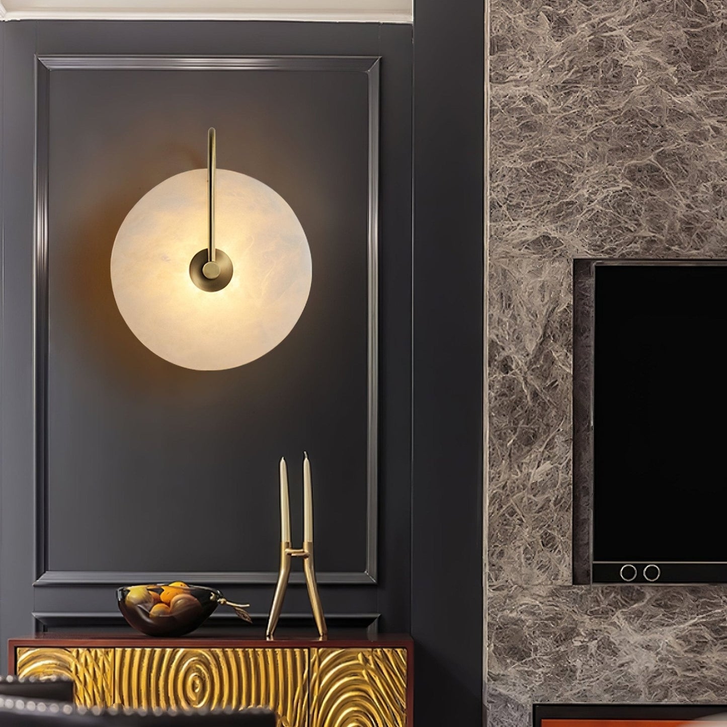 Alabaster Wall Sconce | Premium LED Lighting with Unique Design 7