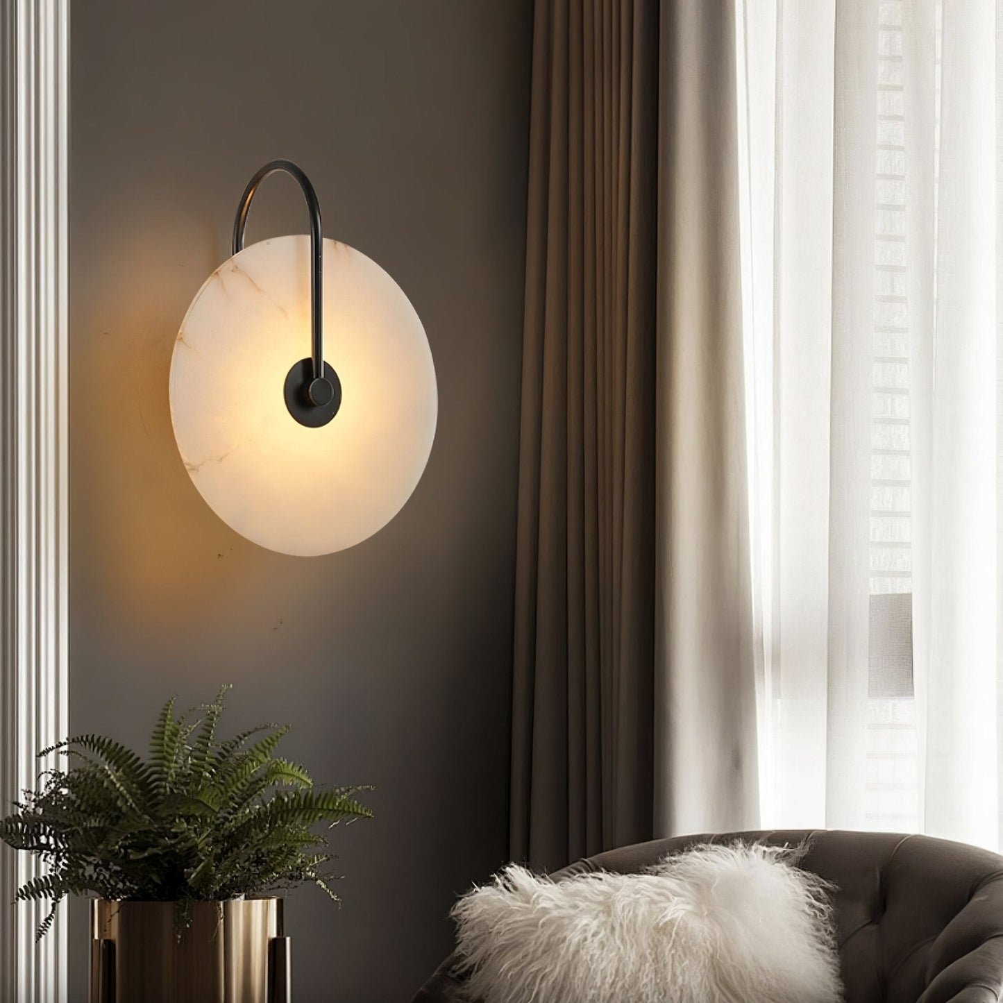 Alabaster Wall Sconce | Premium LED Lighting with Unique Design 8