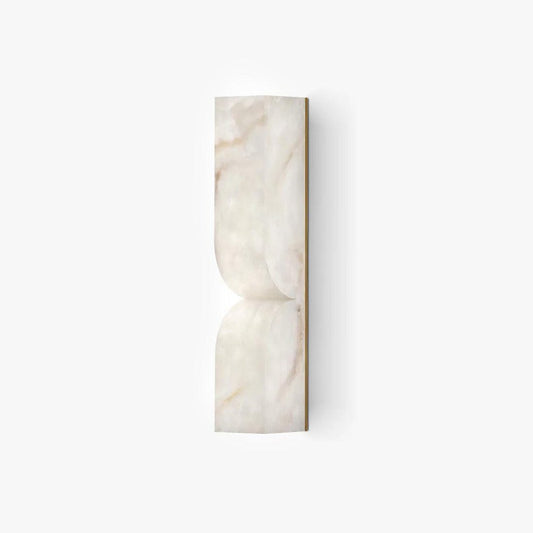 Alabaster Wall Sconce | Elegant LED Lighting with Intricate Design 1