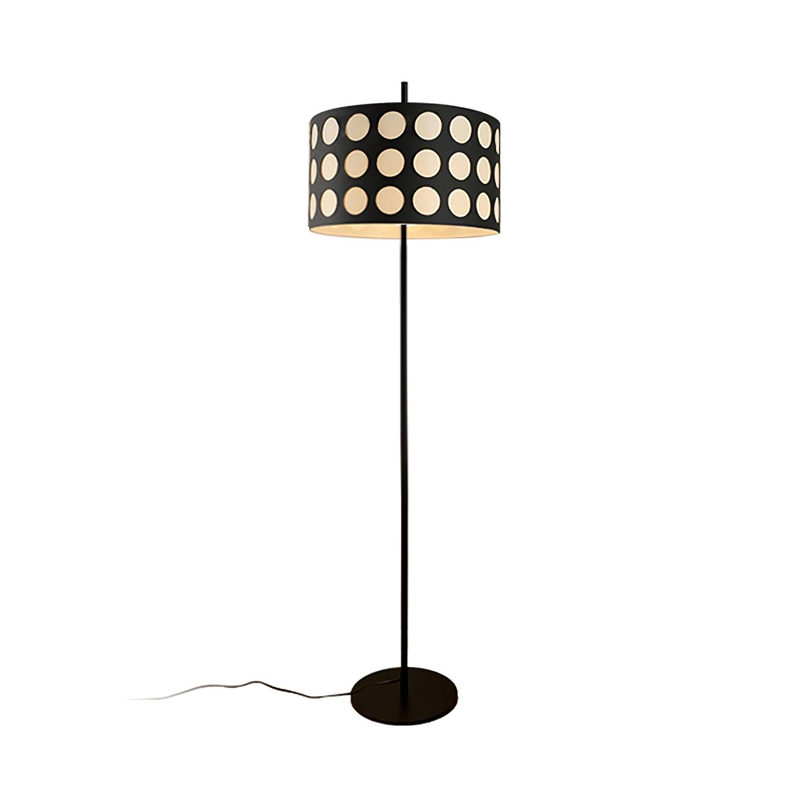 Arc Floor Lamp | Elegant Metal Design with Playful Fabric Shade 0