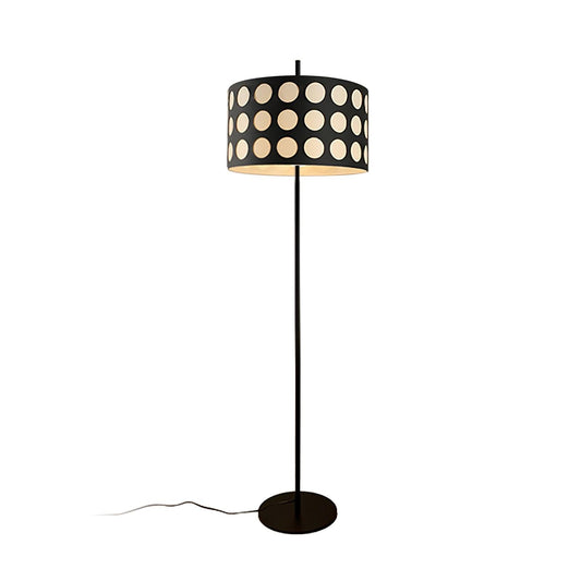 Arc Floor Lamp | Elegant Metal Design with Playful Fabric Shade 0