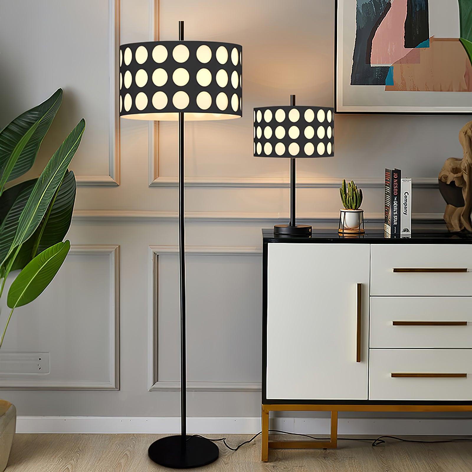 Arc Floor Lamp | Elegant Metal Design with Playful Fabric Shade 5
