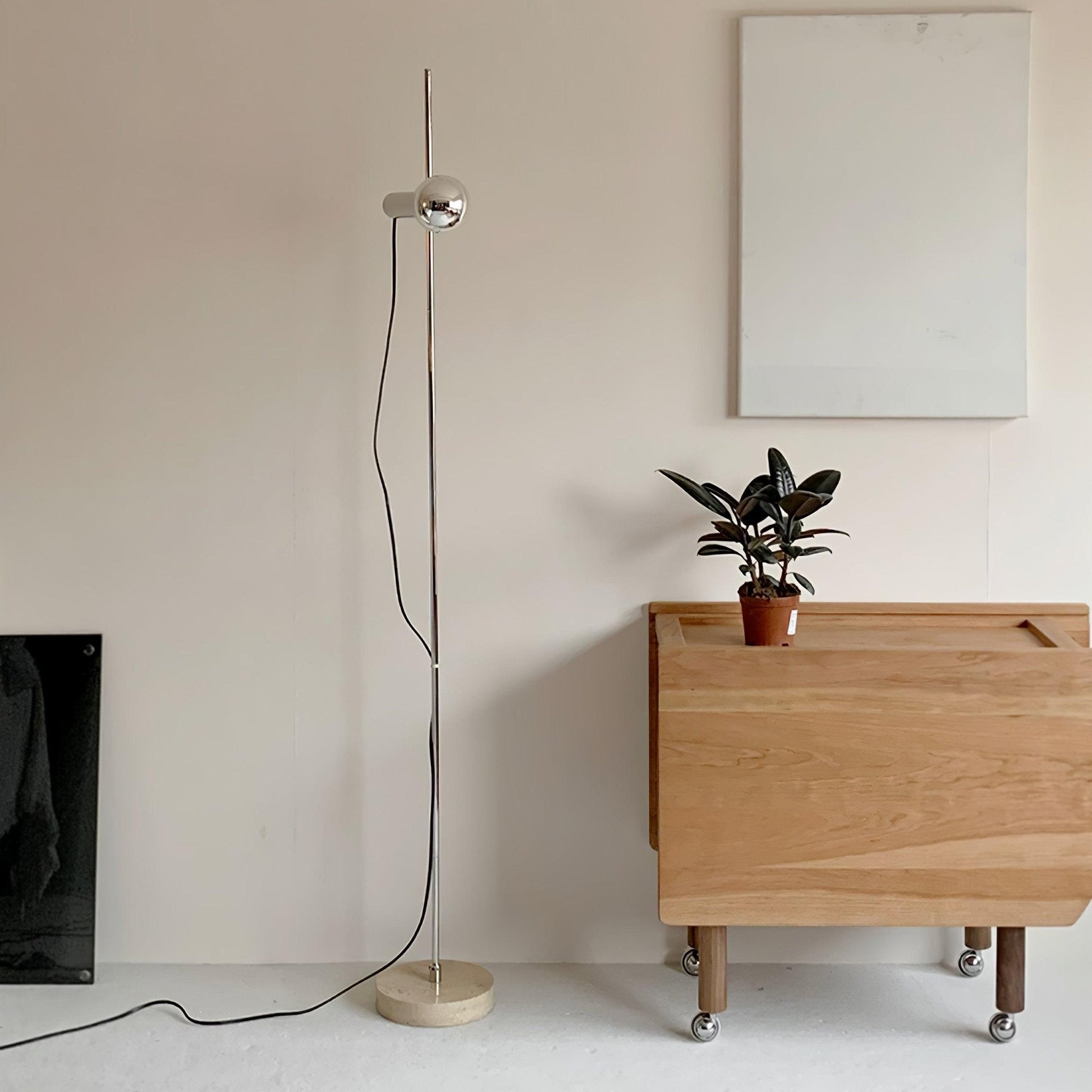 Arc Floor Lamp | Unique Marble Base and Elegant Curved Steel Design 3