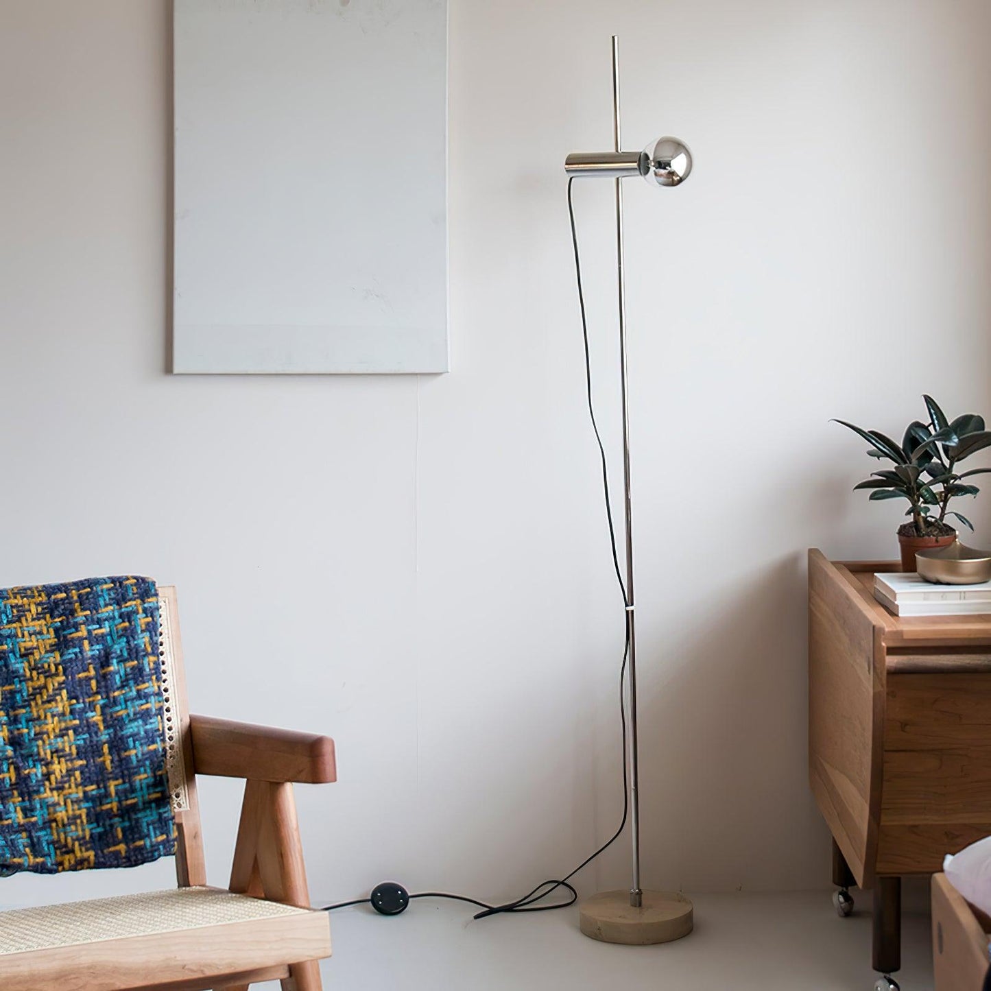 Arc Floor Lamp | Unique Marble Base and Elegant Curved Steel Design 6