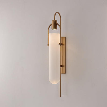 Arc Wall Lamp | Modern Matte Frame with Frosted Glass Shade 11