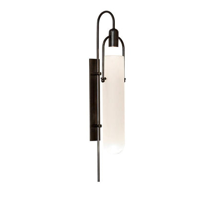 Arc Wall Lamp | Modern Matte Frame with Frosted Glass Shade 12