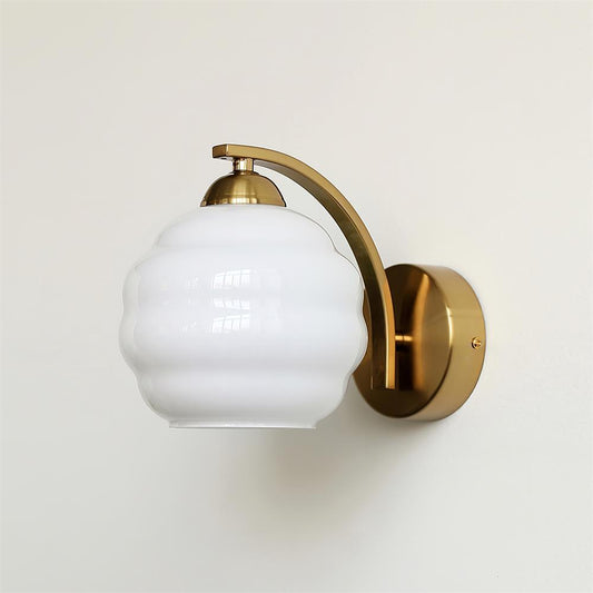 Art Deco Wall Sconce | Elegant Vintage Design with Warm Glass Shades 1
