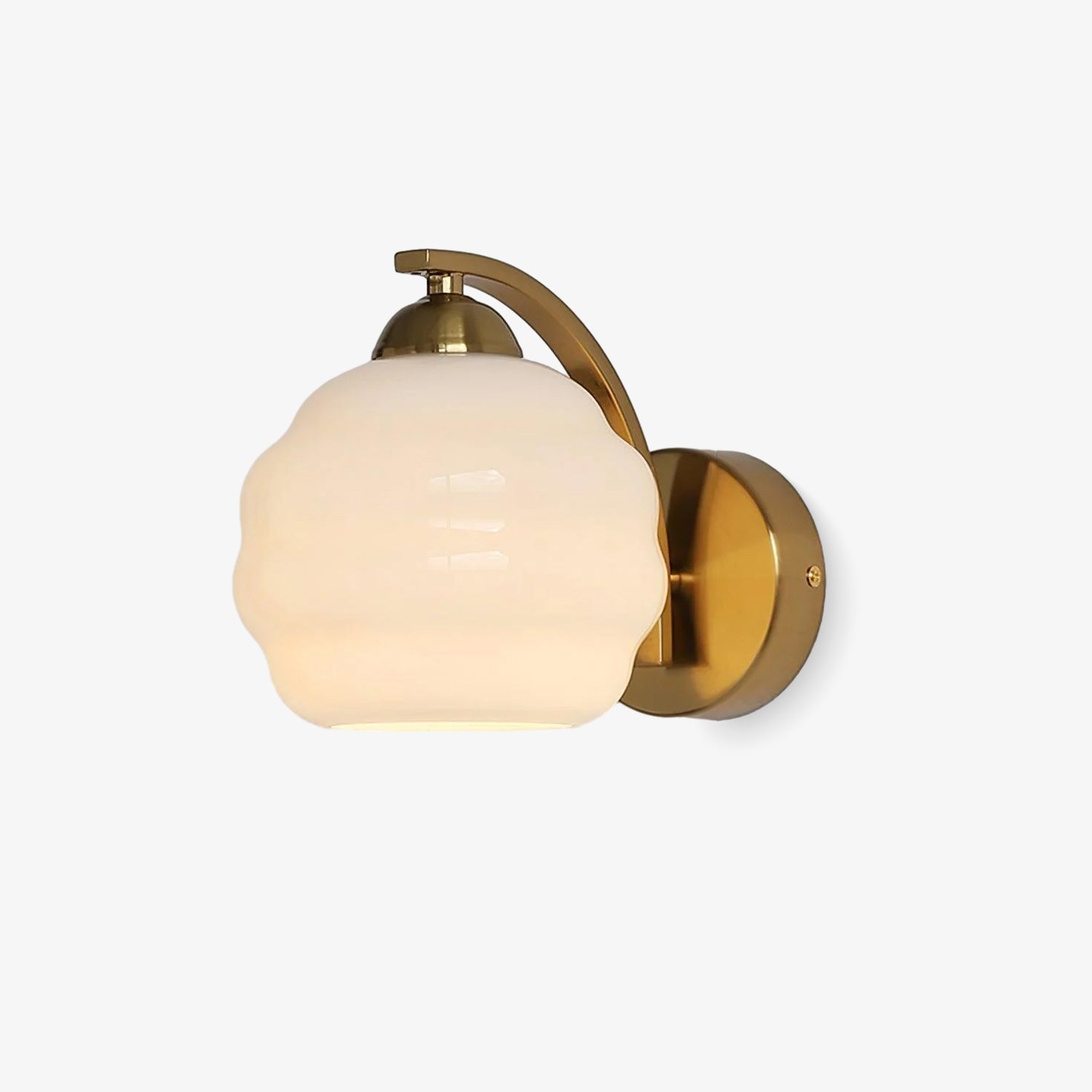 Art Deco Wall Sconce | Elegant Vintage Design with Warm Glass Shades 2