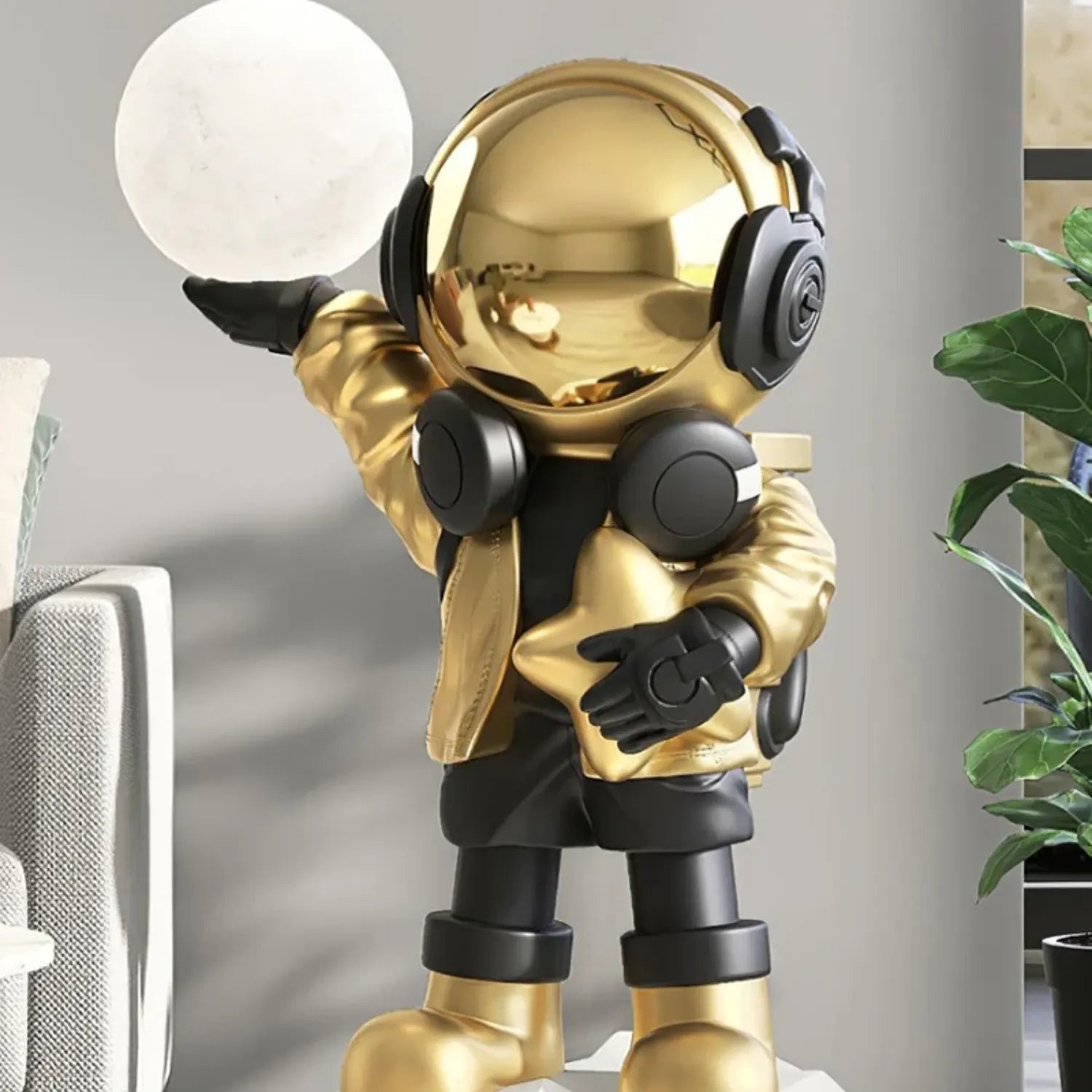 Astronaut Floor Lamp | Unique Modern Design with Integrated LED Lighting 0