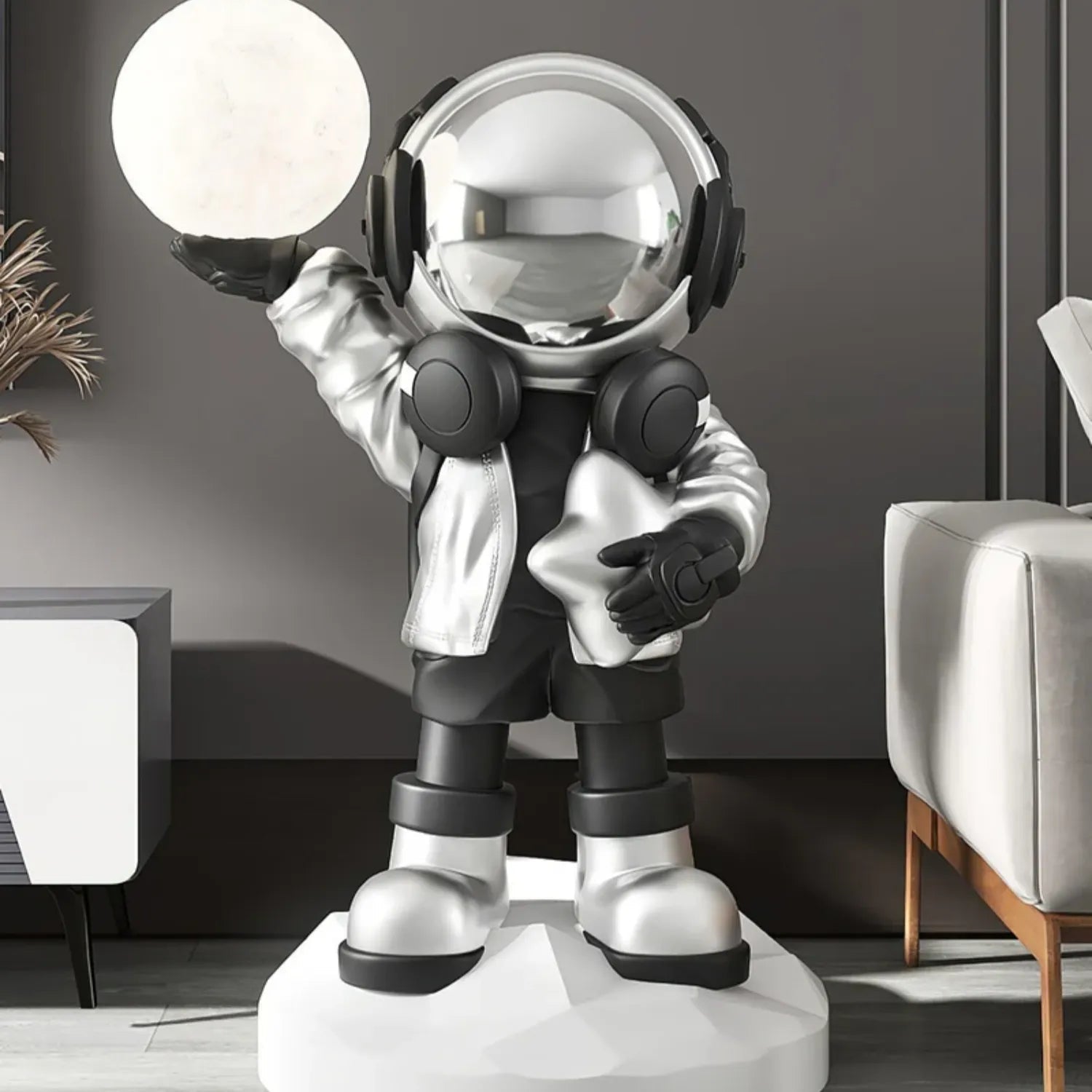 Astronaut Floor Lamp | Unique Modern Design with Integrated LED Lighting 7