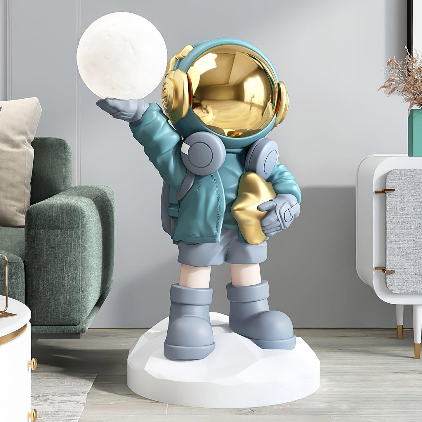 Astronaut Floor Lamp | Unique Modern Design with Integrated LED Lighting 9