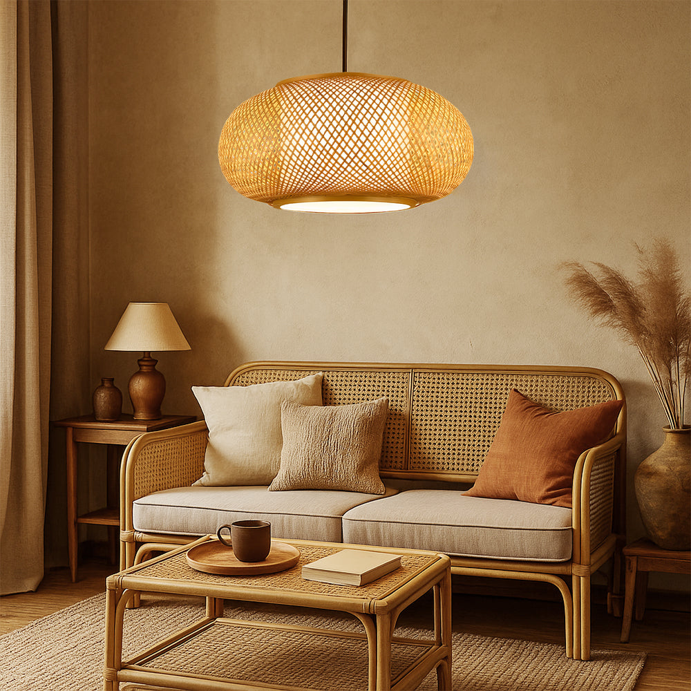Bamboo Pendant Lamp | Handmade Design for Cozy Atmosphere 3