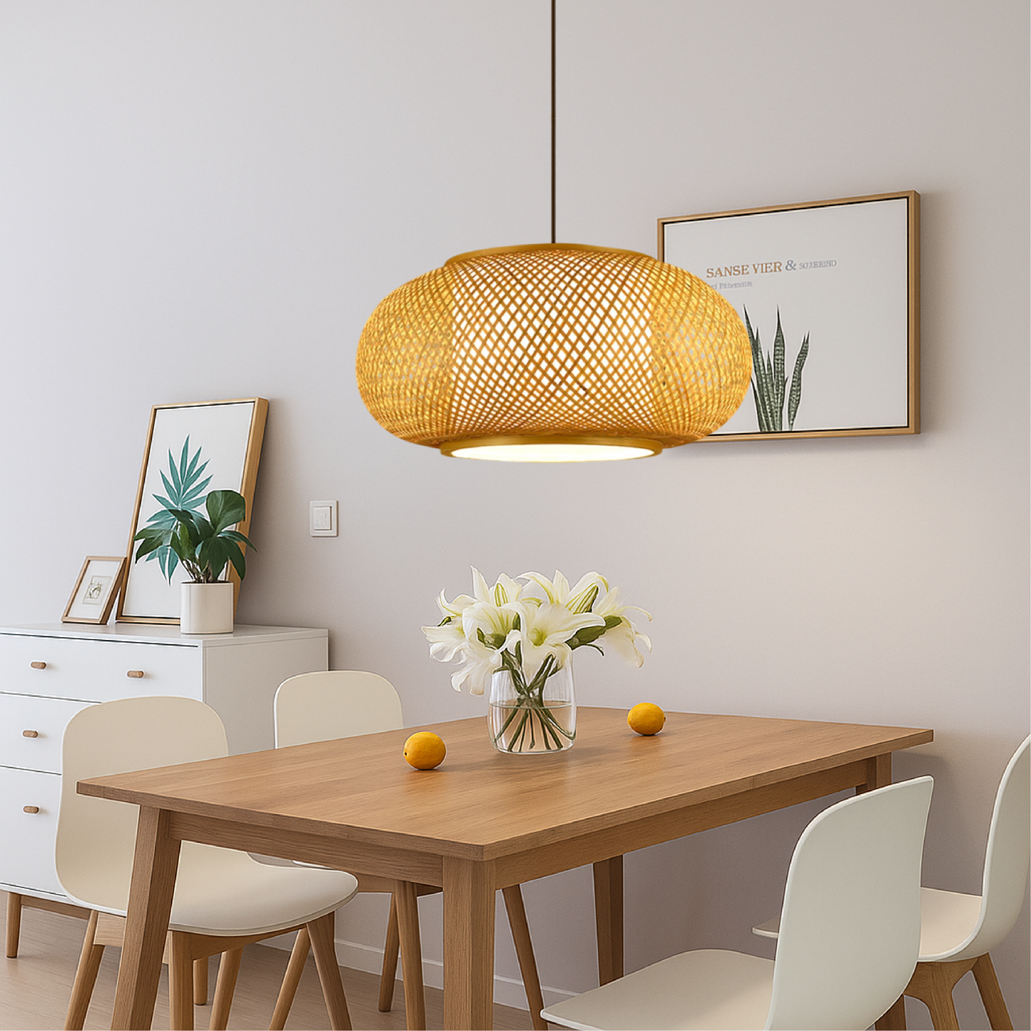 Bamboo Pendant Lamp | Handmade Design for Cozy Atmosphere 5