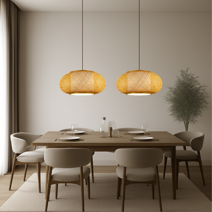 Bamboo Pendant Lamp | Handmade Design for Cozy Atmosphere 8