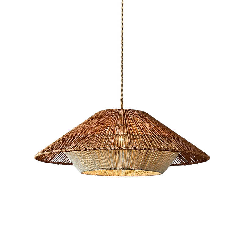 Bamboo Pendant Light | Hand-Woven Shade for Natural Elegance 0