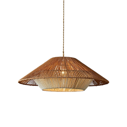 Bamboo Pendant Light | Hand-Woven Shade for Natural Elegance 0